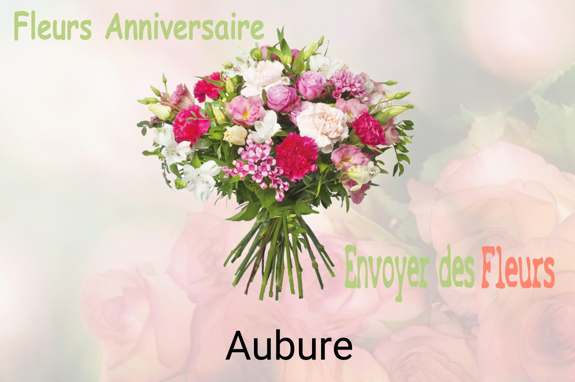 Bouquet de fleurs d’anniversaire livré à Aubure